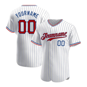 Athletic Fit Baseball Jersey Anti-UV Protection V-Neck 100% Polyester Custom Size Breathable Sublimated Printed Fade-Free Custom - Product Image 4