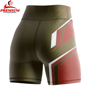High Waist Gym Biker Shorts Tummy Control <b>Booty</b> Yoga Shorts Ribbed Workout Shorts for Women - Product Image 2