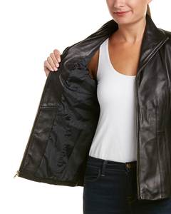 Chaquetas de Invierno de Piel de Oveja Genuina para Mujer, Chaqueta de Cuero de Moda, Chaqueta de Cuero Transpirable de Lona para Mujer, Gran Venta de Invierno - Product Image 3