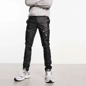 Vente en gros de pantalons en cuir pour hommes Offre Spéciale pantalons en cuir aux couleurs uniques pour hommes - Product Image 3