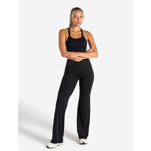 Lupin fieltro último personalizado negro esculpir mallas acampanadas elástico suave esculpir cintura alta nueva ropa activa moda gimnasio Leggings - Product Image 5