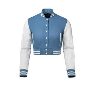 Chaquetas Varsity Cortas para Mujer, Cómodas y Transpirables, a Precio Razonable - Product Image 1