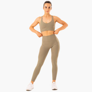 Pantalon personnalisé de haute qualité, Legging de Fitness, ensemble de Yoga 2 pièces, soutien-gorge de Sport taille haute et pantalon de Yoga pour femmes - Product Image 5