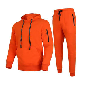 Conjunto Deportivo de Algodón 100% para Hombre, Estilo Pullover, Hecho en Pakistán, Ropa Deportiva Elegante para Correr, Secado Rápido, Color Sólido, para Invierno - Product Image 1