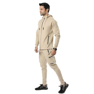 Chándal liso de otoño e invierno para hombre, diseño OEM, venta al por mayor de fábrica, ropa deportiva para entrenamiento, logotipo personalizado - Product Image 3