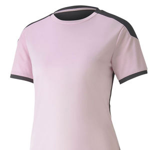 Venta al por mayor caliente de moda 100% algodón mujeres camisetas de alta calidad transpirable camisetas de color personalizado de alta calidad mujeres camisetas - Product Image 4