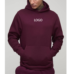 Sudadera con Capucha de Fieltro Grueso de Color Sólido Clásico 2026, Estilo Hong Kong, Ropa Juvenil, Sudadera con Capucha de Felpa Francesa Pesada con Logotipo Frontal - Product Image 1