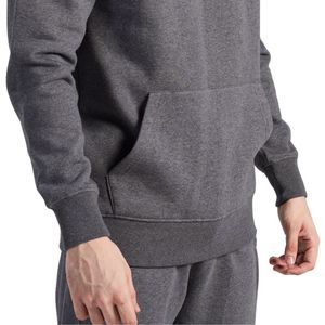 Wholesale Custom Men Hoodies 100% Cotton <b>Thick</b> <b>Fleece</b> Embroidered Oversized Pullover Sweatshirt Eco-Friendly Drop Shoulder - Product Image 2