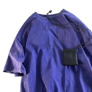 เสื้อยืดสตรีทแวร์เปล่าสำหรับผู้ชาย สไตล์วินเทจ ทรงโอเวอร์ไซส์ ไซส์พลัส ผ้าฝ้าย 100% ระบายอากาศได้ดี น้ำหนัก 220 กรัม - Product Image 3