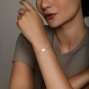 92.5 <b>Silver</b> Crystal <b>Bracelet</b> Elegant 191409 <b>Bangle</b> - Product Image 2