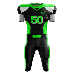 Uniforme de Fútbol Americano de Manga Corta, Talla Grande, Transpirable, Hecho a Medida, de Alta Calidad, Tela Suave para Adultos - Product Image 1
