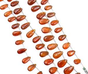 Perles en forme de marquise à facettes de kyanite orange naturelle Fournisseur de perles de kyanite orange naturelle de 8 pouces - Product Image 4