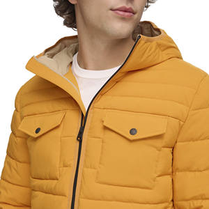 Abrigo de plumón de pato blanco de estilo de invierno para hombre al por mayor, chaqueta acolchada personalizada para hombre, abrigo de América, chaqueta de invierno para hombre - Product Image 4
