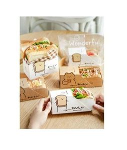 Directo de fábrica Caja de papel de panadería Embalaje Caja de galletas de Navidad para Slice Cake <span class=keywords><strong>12</strong></span> Macarons Cupcakes Chicle <span class=keywords><strong>Sushi</strong></span> - Product Image 3