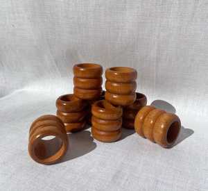 แหวนผ้าเช็ดปากทำจากไม้ใช้ในครัวเรือนสำหรับงานแต่งงานของตกแต่งโต๊ะรับประทานอาหาร - Product Image 2