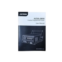 AUTOOL EM365 Chargeur de voiture portable pour démarreur de saut d'alimentation 110V/220V Programmation d'urgence stable automobile Outils pour véhicules