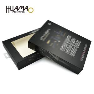 Caja de ventana negra impresa personalizada, embalaje premium para micrófonos, auriculares y dispositivos electrónicos, caja de regalo con logotipo personalizado - Product Image 4