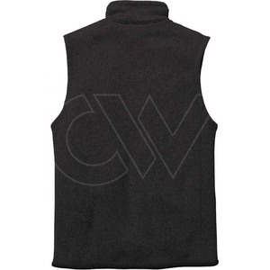 เสื้อกั๊กขนแกะสำหรับผู้ชายเสื้อแขนกุดผ้าฟลีซปักโลโก้ให้ความอบอุ่นในฤดูหนาว - Product Image 3