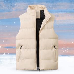 Unique Quality Custom <b>Waistcoat</b> for Winter Customize Custom Padding Bubble <b>Quilted</b> Sleeveless Vest Warm Winter Puffer Vest Men - Product Image 5