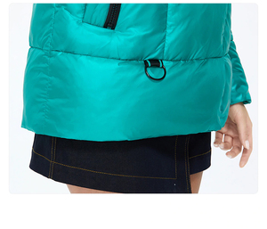Blouson matelassé turquoise à col montant pour homme – Tendance urbaine, chaud, élégant, coupe-vent et respirant pour l'hiver - Product Image 6