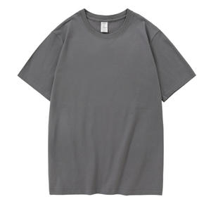 2022 haute qualité hommes été à manches courtes t-shirt personnalisé 100% coton plaine t-shirt surdimensionné unisexe blanc t-shirts impression décontractée - Product Image 2
