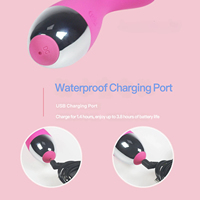 Vibrateur G-Spot 10 modes, masseur en silicone incurvé, rechargeable par USB, étanche, mini baguette pour femmes