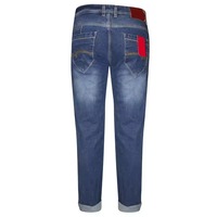 Erkekler ve kadınlar için yüksek kaliteli Denim pantolon özel Slim Fit sonbahar kış için yıkanmış Streetwear tarzı
