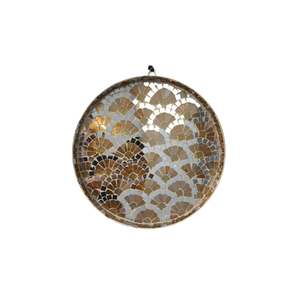 แผ่นแขวนผนังเหล็กแบบทันสมัยตกแต่งด้วยหินอ่อนสีดำแขวนผนังการใช้งานสำหรับตกแต่งบ้านและงานแต่งงานปรับแต่งได้ - Product Image 4