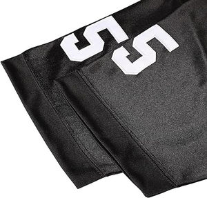 Maillot de football américain surdimensionné unisexe rétro décontracté personnalisé, style streetwear vintage en maille, uniforme 7V7, respirant 100% - Product Image 5