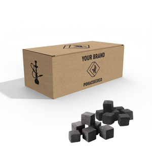 OEM de marca privada Shisha carbón Premium de larga quema bajo ceniza hecho 100% carbón de cáscara de coco natural FÁBRICA DE Indonesia - Product Image 1