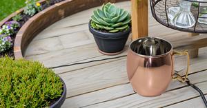 Solid Stainless Steel Copper Moscow Mule for Mugs 18 oz Capacity with Nickel Lined Round-Handle Pure Copper Cup Gift Design - Product Image 5