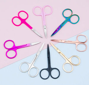 Tijeras curvas profesionales para uñas, acero inoxidable, afiladas, duraderas, ligeras para uñas de los pies, corte, salón de belleza, aseo - Product Image 6