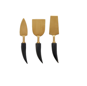 Juego de 3 Cuchillos para Queso, Herramientas para Cortar Queso, Calidad Excepcional, Diseño Moderno y Elegante, Juego de Corte de Alta Resistencia - Product Image 2