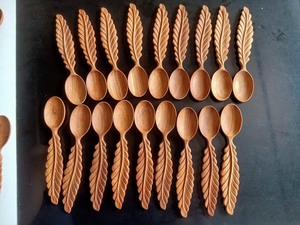 Heart Wooden <b>Spoon</b> for Cooking and Decoration - Unique Shape Wood <b>Spoons</b> for Utensils Dinnerware Sets Decor in Kitchen - Product Image 6