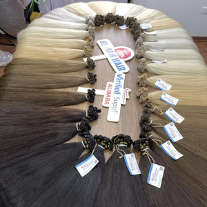 Nuevo diseño de producto de extensión de cabello atado a mano cabello humano vietnamita extensiones de cabello invisibles planas para salón en Stock - Product Image 1