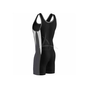 Vêtement de lutte pour hommes adultes en spandex/polyester, léger, de haute qualité, à séchage rapide, écologique et respirant, personnalisable en gros - Product Image 6