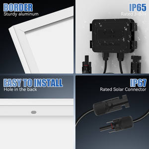 Panneau solaire 400W 12V, type N 18BB, charge de batterie, RV PV, alimentation de batterie hors réseau pour la maison - Product Image 2