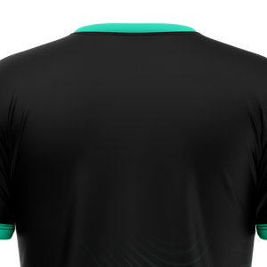 OEM เสื้อยืดแนวสปอร์ตของผู้ชายผ้าโพลีเอสเตอร์เนื้อนุ่มระบายอากาศได้ดีแห้งเร็วดีไซน์เต็มพร้อมคอกลมสวมใส่สบาย - Product Image 5