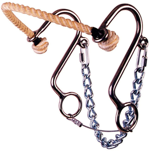 Bocado para Caballo de Acero Inoxidable Resistente, Modelo Little S Hackamore, Boquilla Pulida y Lisa, Herramienta de Equitación para Todos los Caballos - Product Image 5