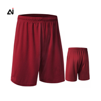 Pantalones Cortos de Fútbol Unisex Personalizados al por Mayor, con Nombre del Equipo y Logotipo Frontal, Cintura Elástica, Transpirables, Ligeros, de Secado Rápido, 100% Poliéster