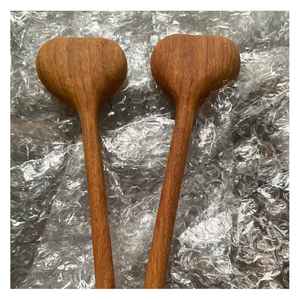 Spoon Set Handmade from Natural <b>Wood</b> Eco-Friendly Vietnam Kitchen <b>Utensils</b> Ideal for Stirring <b>Cooking</b> and Serving Food - Product Image 1