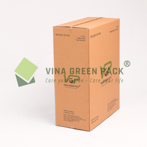 Impresión hecha Material de papel de cartón Proveedor de Vietnam Paquete de Viña verde Embalaje de envío Cajas de precio competitivo con logotipo - Product Image 2