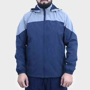 Veste de randonnée imperméable en toile à col montant avec logo frontal, personnalisable, unisexe, coupe-vent d'hiver, pour homme, pour l'extérieur, 2026 - Product Image 5