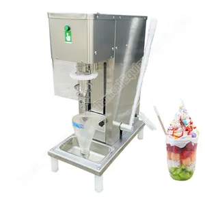 Mélangeur de crème glacée aux fruits frais tourbillon de perceuse de congélation mélangeur de crème glacée Machine à crème glacée automatique