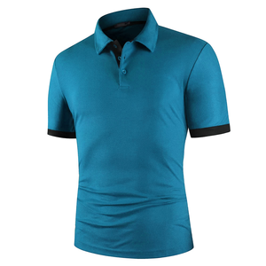 Nouveau design, logo personnalisé, polos à manches courtes pour hommes, polos décontractés, polos en coton - Product Image 6