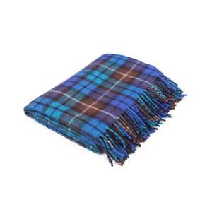Manta de lana azul Buchanan de nuevo diseño de alta calidad del fabricante indio - Product Image 5