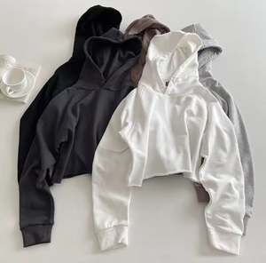 Vente en gros ODM/OEM de sweatshirts à capuche à col rond pour femmes ensemble de sweatshirts à capuche sexy - Product Image 1