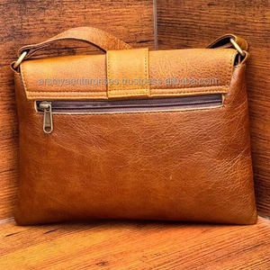 กระเป๋าถือหนังแท้สำหรับผู้หญิง, กระเป๋าพาดลำตัวดีไซน์วินเทจกระเป๋าหนังวัวคุณภาพสูง - Product Image 4