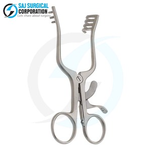 Écarteur Weitlaner en acier inoxydable avec griffes pointues pour l'exposition des tissus profonds en chirurgie - Product Image 1