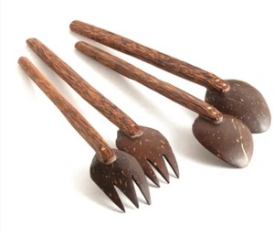 Accessoires de cuisine de qualité à l'exportation à partir d'ustensiles en bois réutilisables en bois naturel, fourchette en bois, cuillère en bois, louches en bois - Product Image 3
